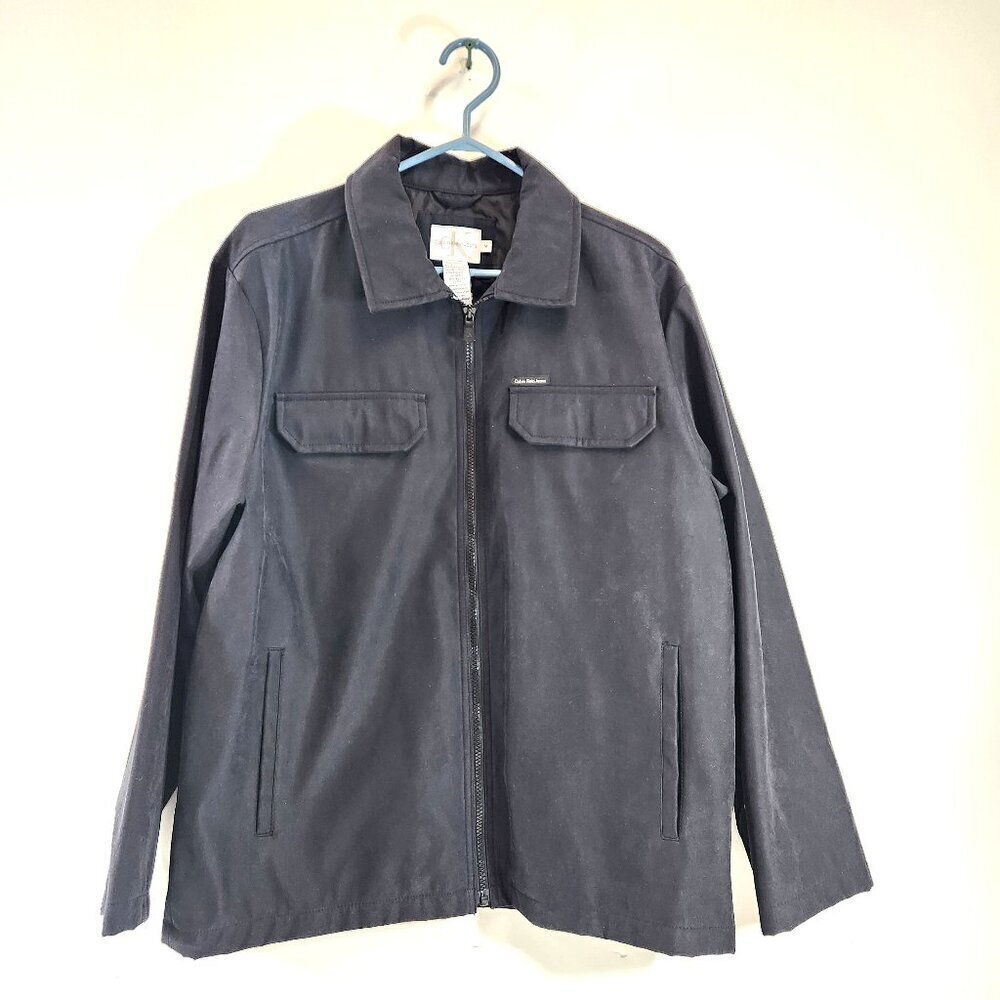 Calvin Klein Jeans Mens Medium Basic Jacket Black